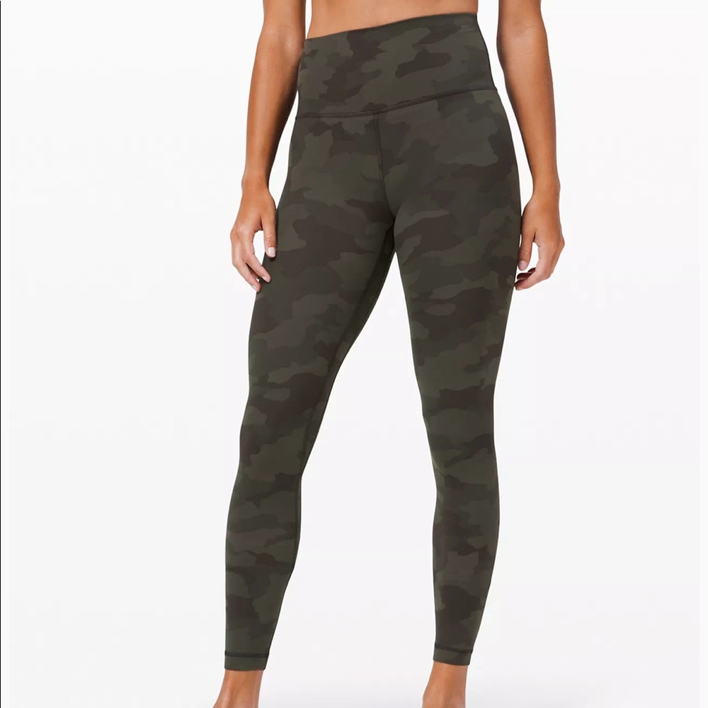Lululemon High Rise Align Camo Legging